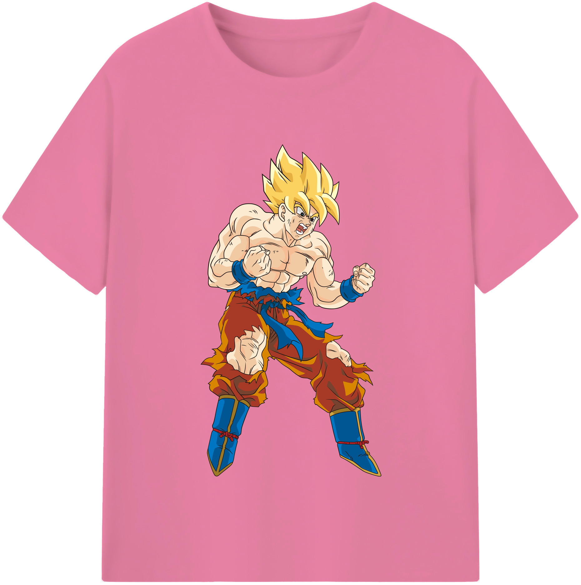 （画像用） ドラゴンボール 孫悟空（そん ごくう）Son Goku カカロット DRAGON BALL Kakarotto 綿100％半袖Tシャツ（フロントプリント）